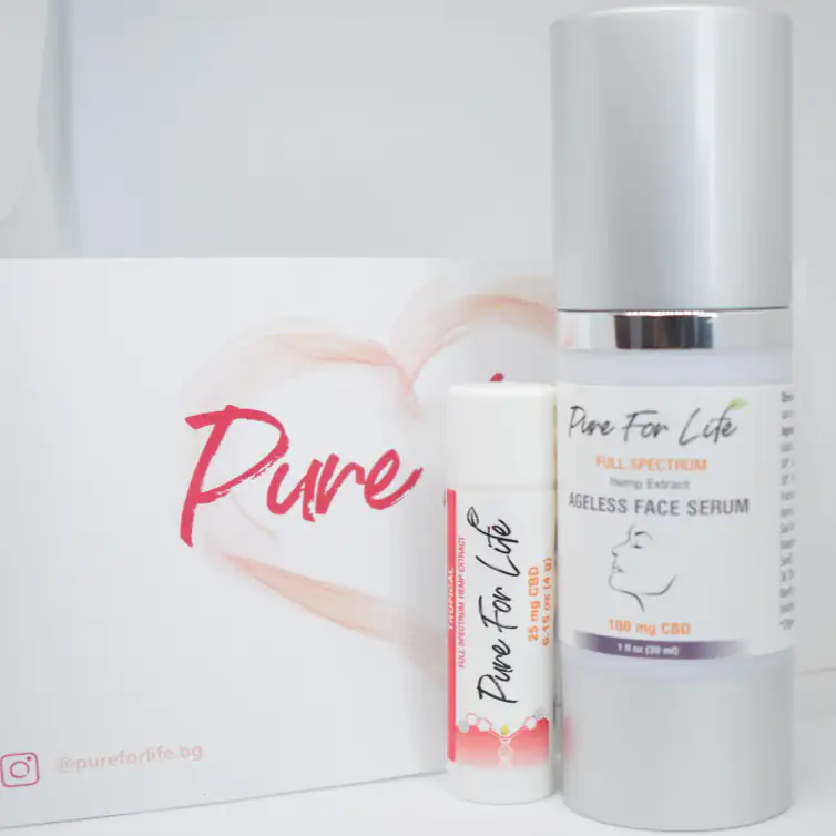 pure for life facemask and lipbalsam
